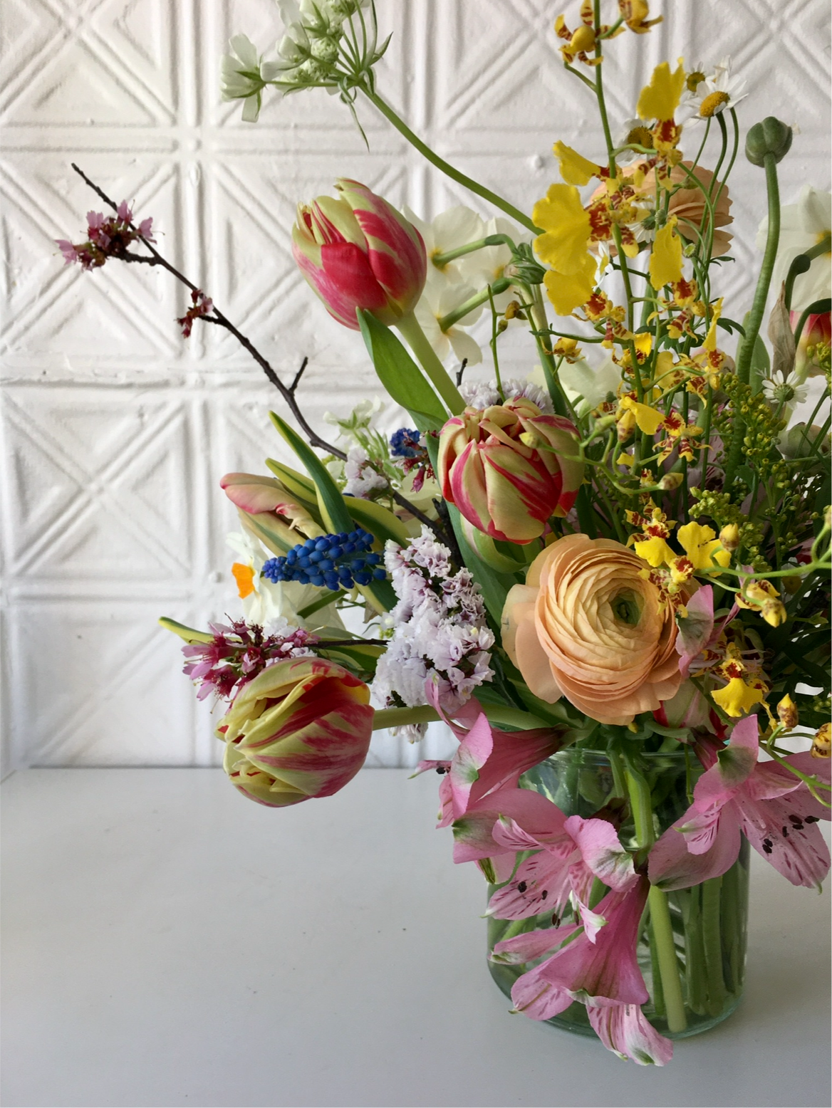 Spring arrangement workshop at Super Bien!
