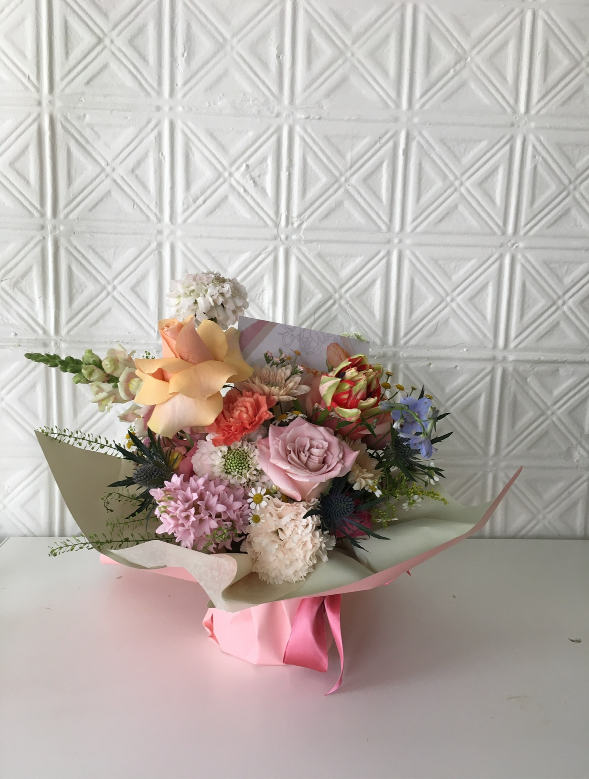 Spring arrangement workshop at Super Bien!
