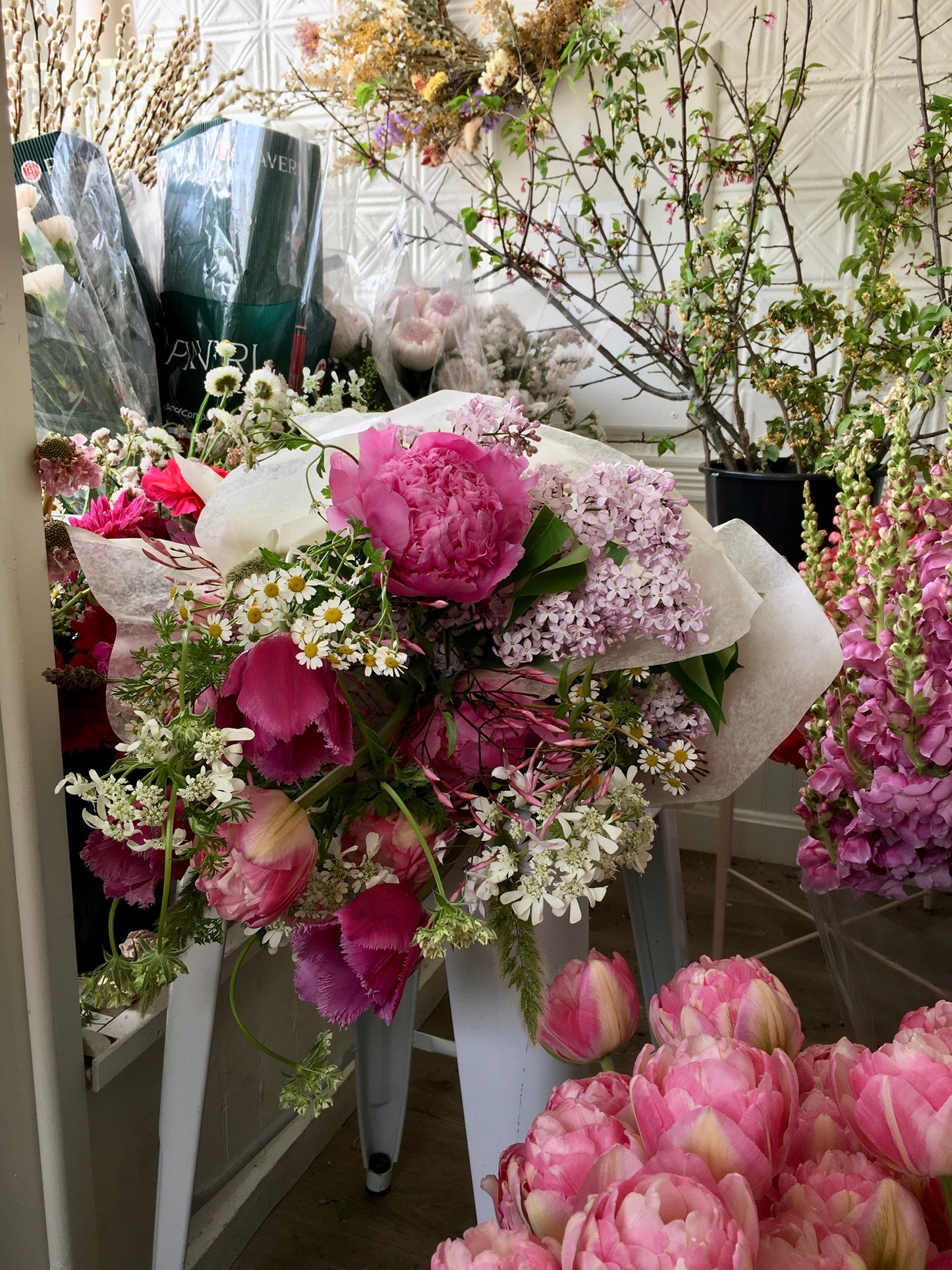 Designer's Choice Wrapped Bouquet